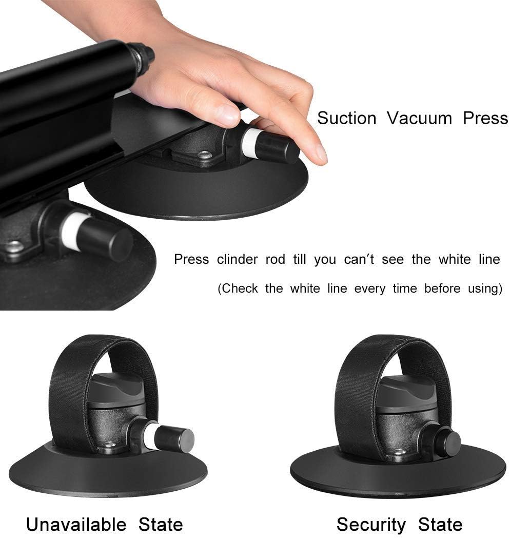 Detalle de ROCKBROS Suction Bike Rack for Car Roof with Quick Release Aluminium Alloy