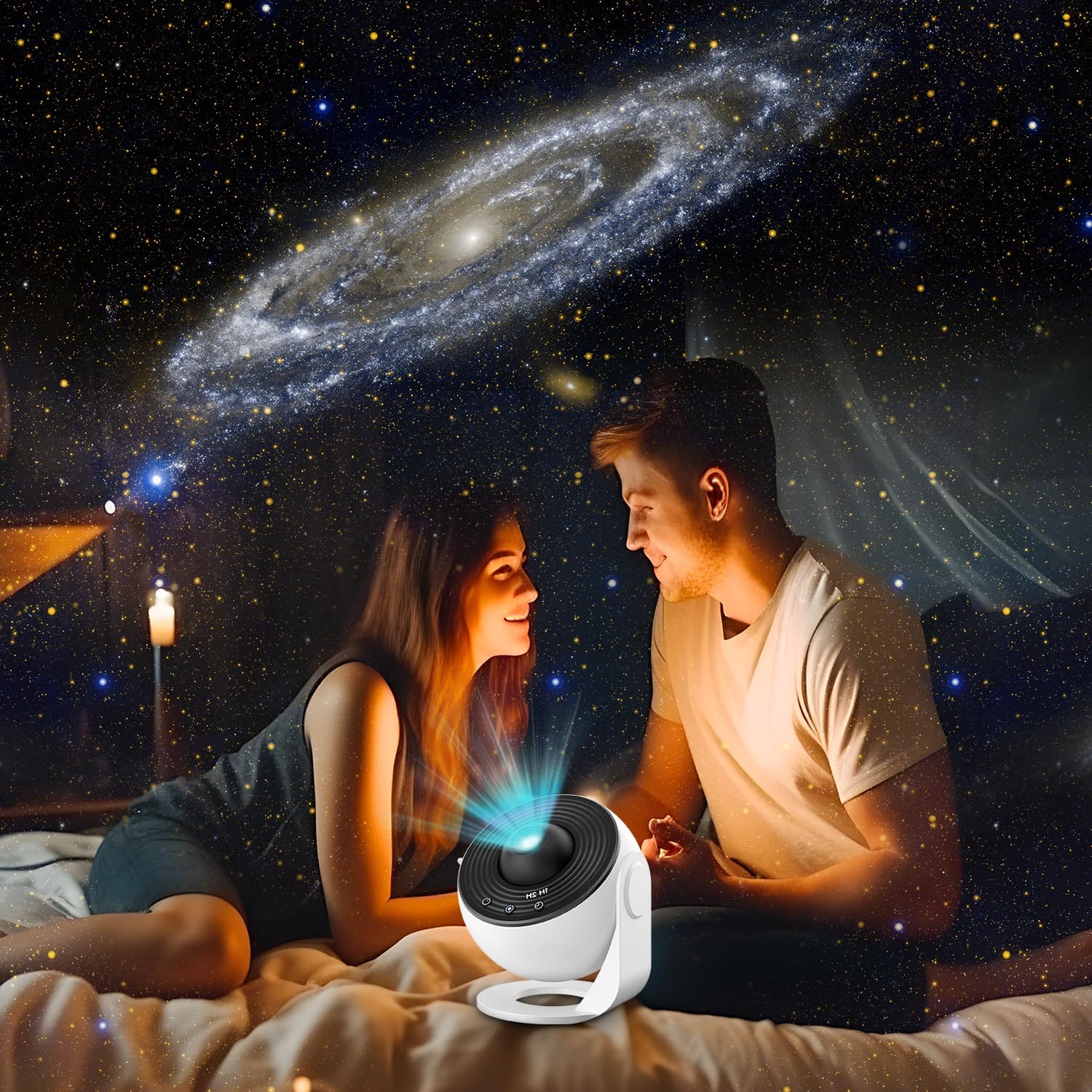 Thumbnail 1 de Macchiatto Projecteur ciel étoilé 13 disques 🌌