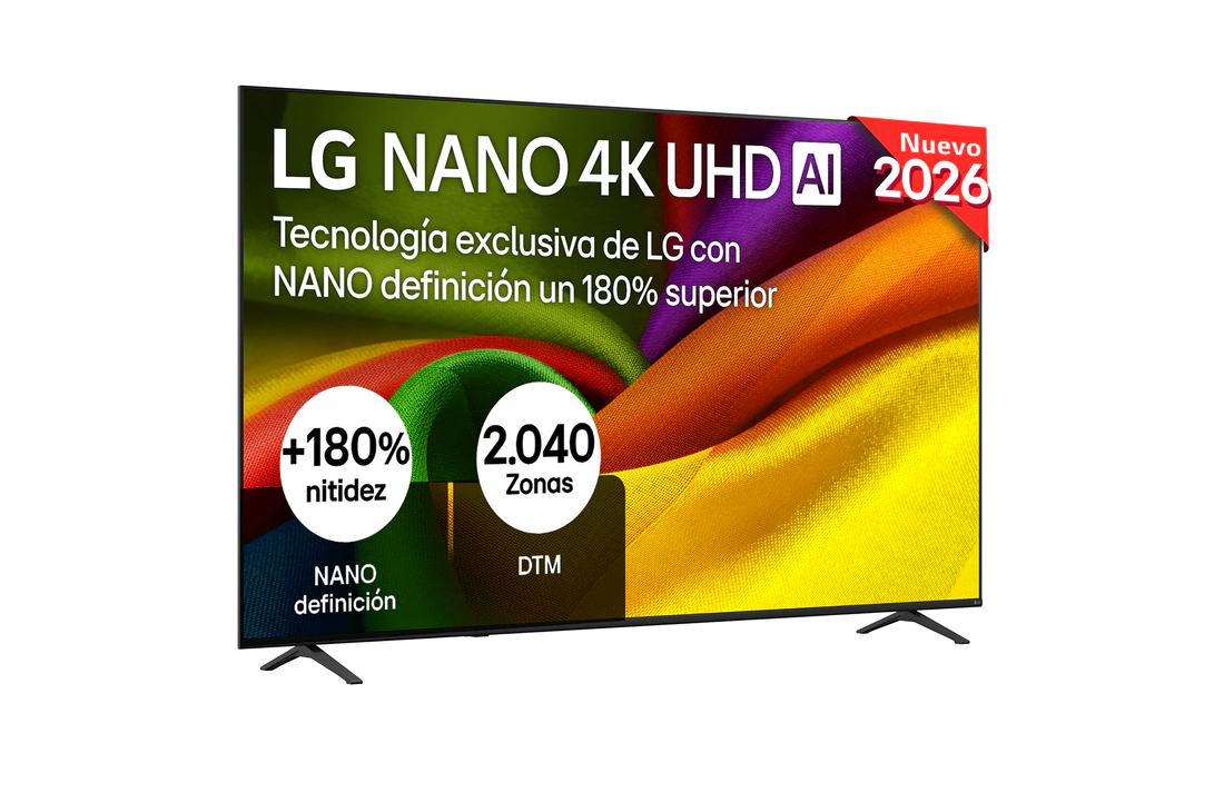 Thumbnail 1 de LG 85NU80E0B3LA: Smart TV Nano 4K UHD de 85'' con IA Copilot y webOS 26