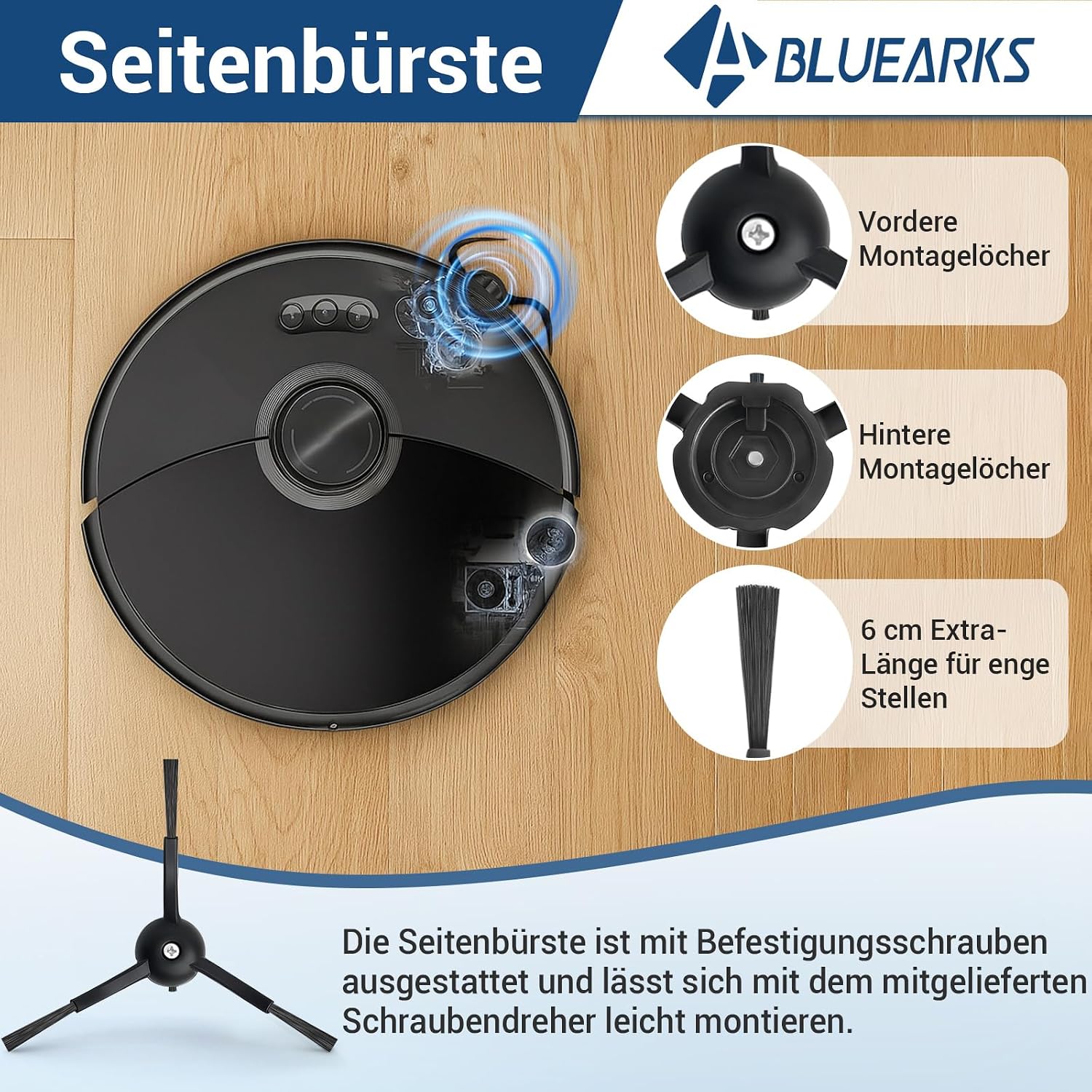 Thumbnail 6 de Bluearks 29-teiliges Zubehör für Roborock S8 Max 🧹