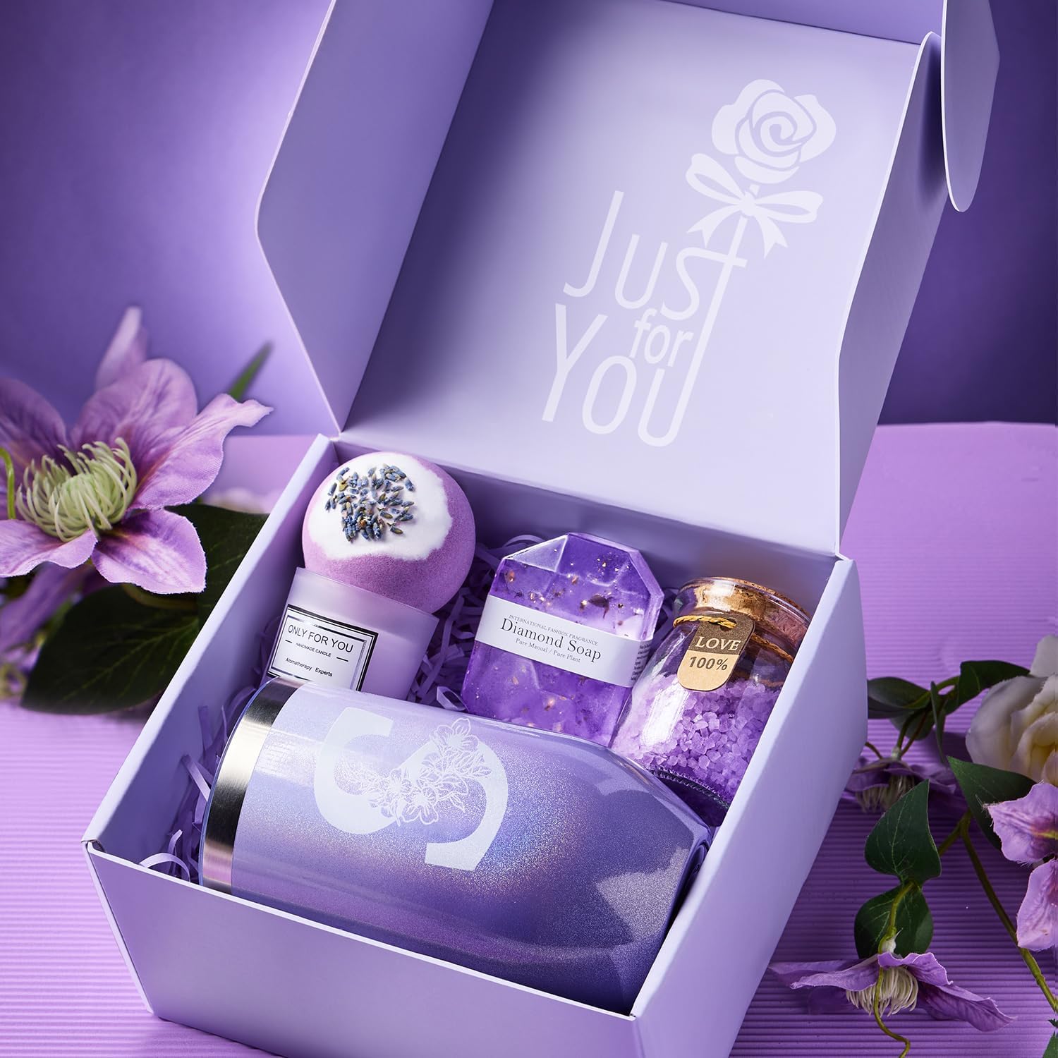 Thumbnail 1 de Personalized Lavender Spa Gift Set