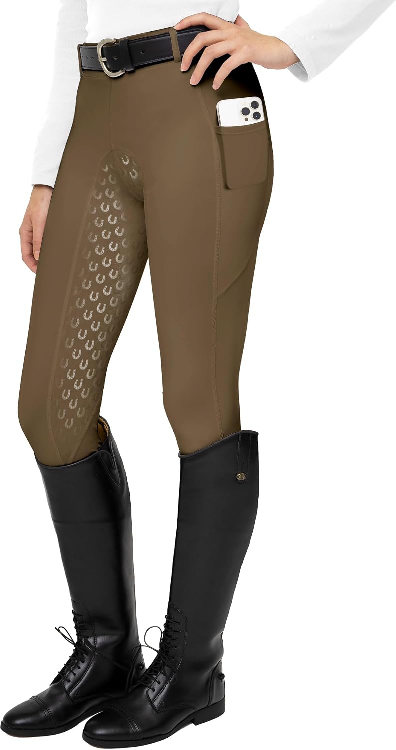 Thumbnail 6 de FitsT4 Sports Women's Full Seat Riding Tights with Silicon Grip