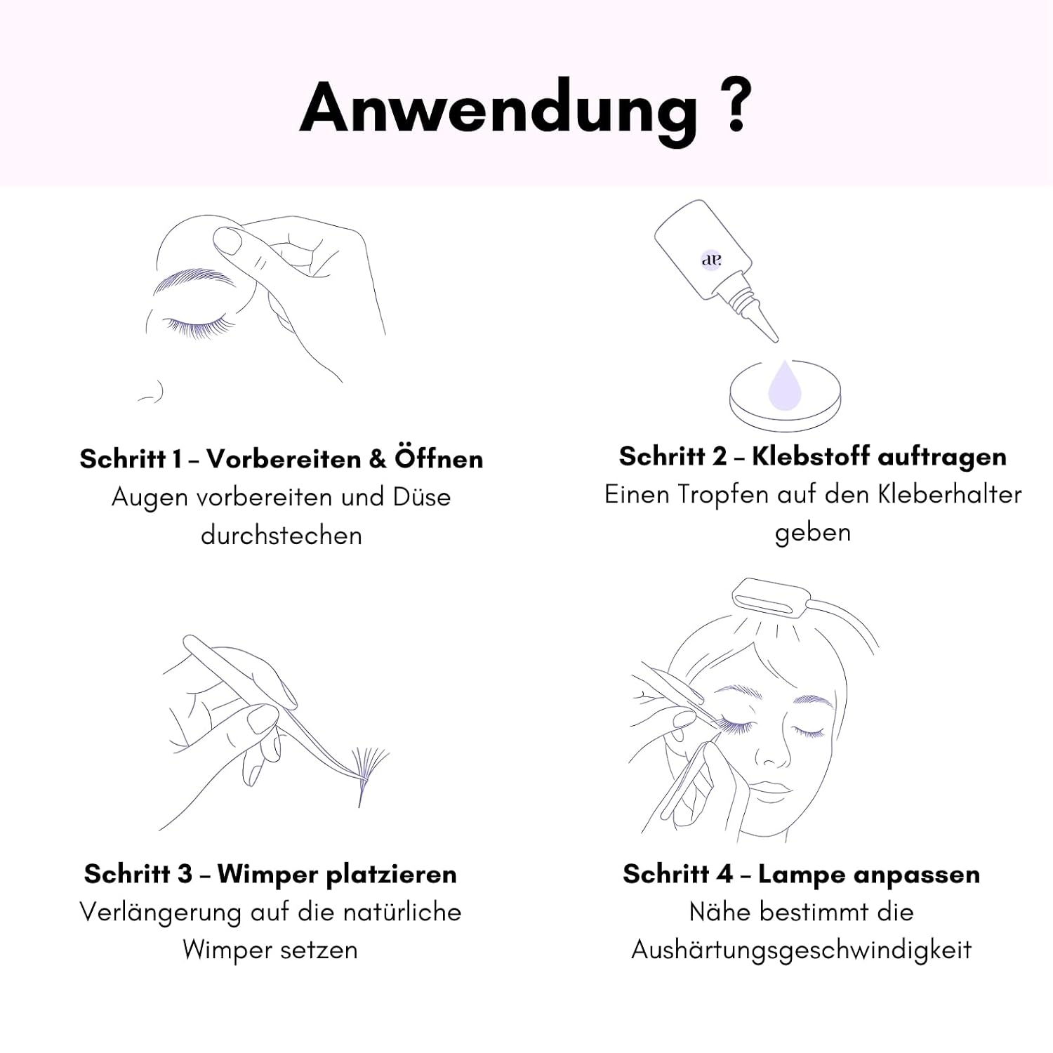 Thumbnail 6 de RAYANASH UV-Kleber 5ml Wimpernverlängerungen