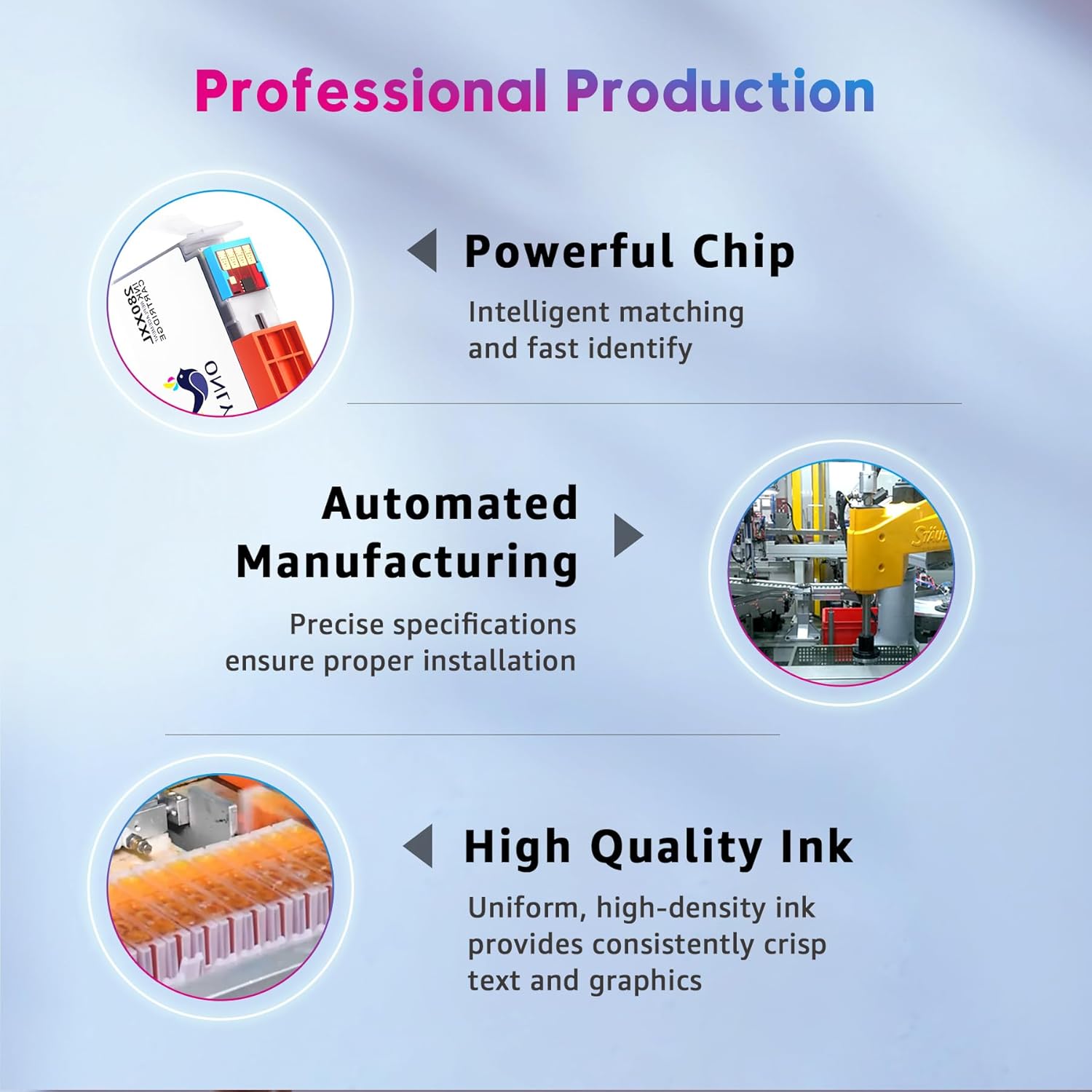 Thumbnail 6 de ONLYU Compatible 10-Pack Ink Cartridges for Canon 🖨️