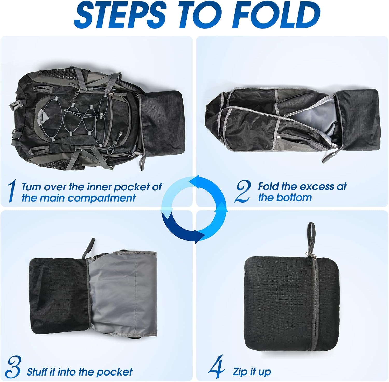 Thumbnail 5 de IGOLUMON Hiking Backpack 40L lightweight daypack