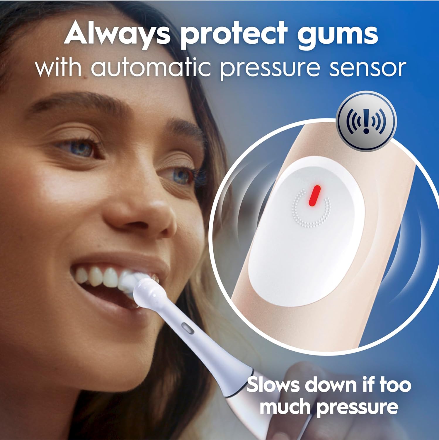 Thumbnail 5 de Oral-B iO2 electric toothbrush (Calm Pink) with Gentle Care head, travel case and 2-pin plug