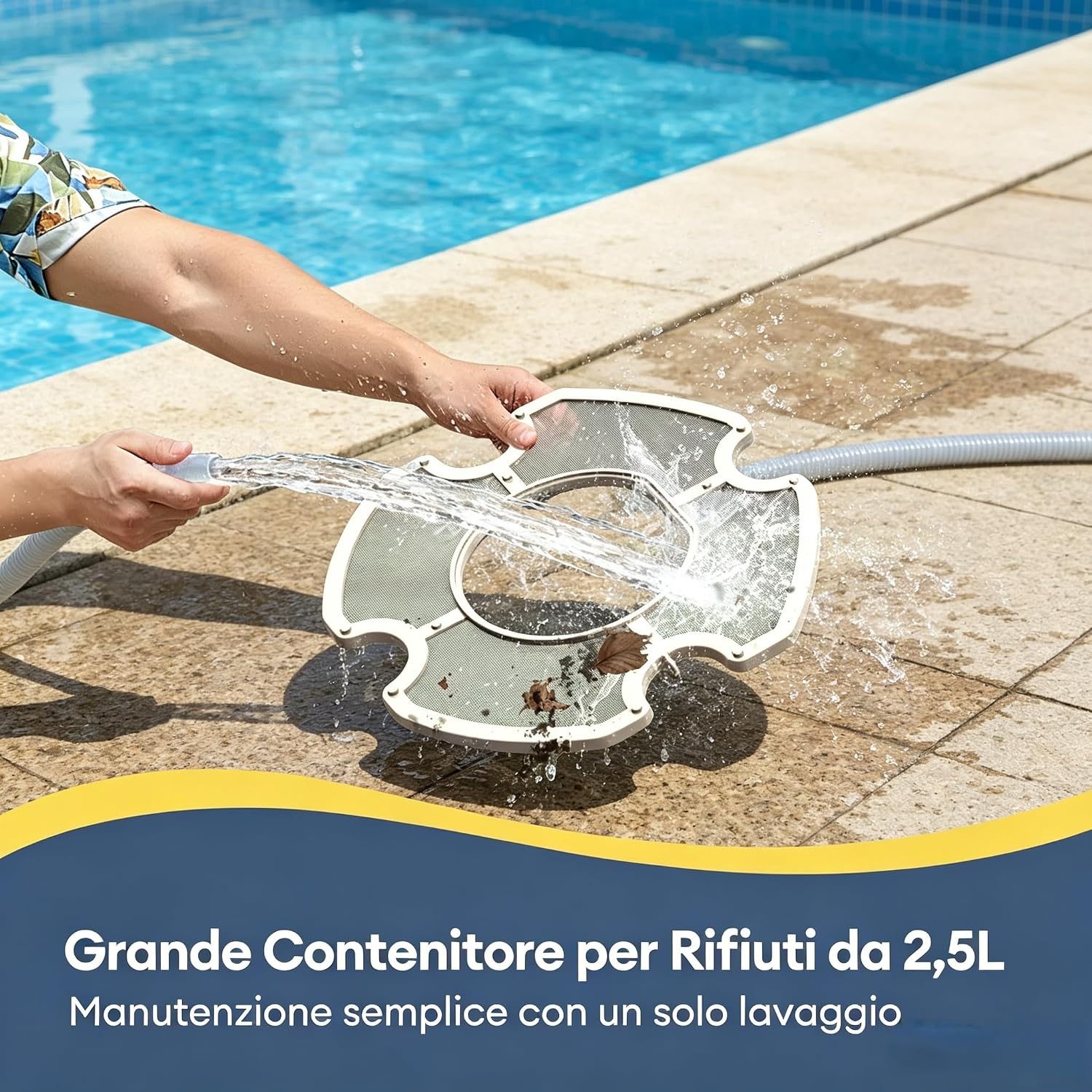 Thumbnail 6 de Pooleco 10: Robot piscina fuori terra senza fili, doppio motore e 90 minuti di autonomia