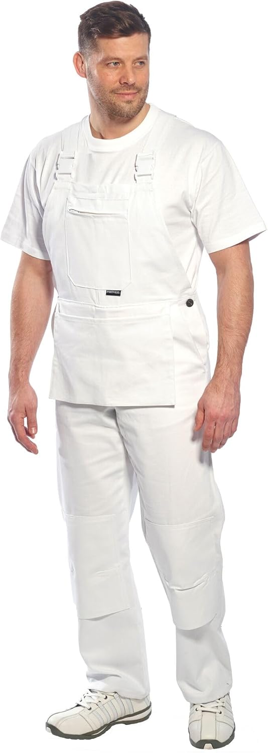 Detalle de Portwest S810 Bolton bavette peintre blanc taille XXL