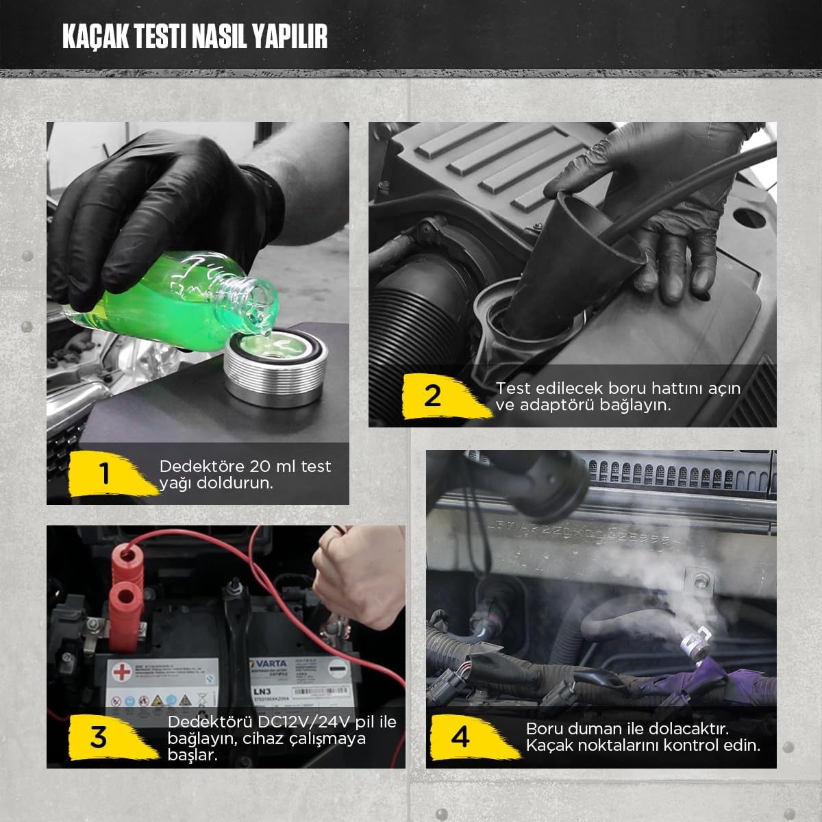 Thumbnail 1 de AUTOOL SDT206 Automotive Smoke Machine EVAP & Vacuum Leak Detector (12V)