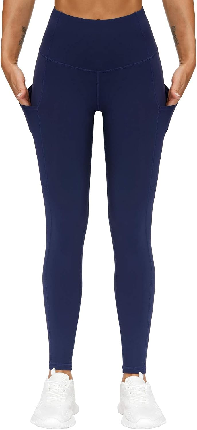 Thumbnail 3 de THE GYM PEOPLE UK-RNGJS-1219-359 dameslegging met hoge taille en zakken