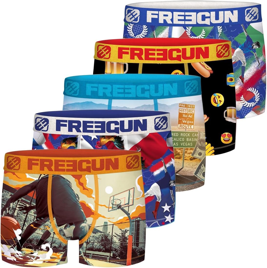 Detalle de FREEGUN Pack Surprise Boxer Enfant 5 đ©Č