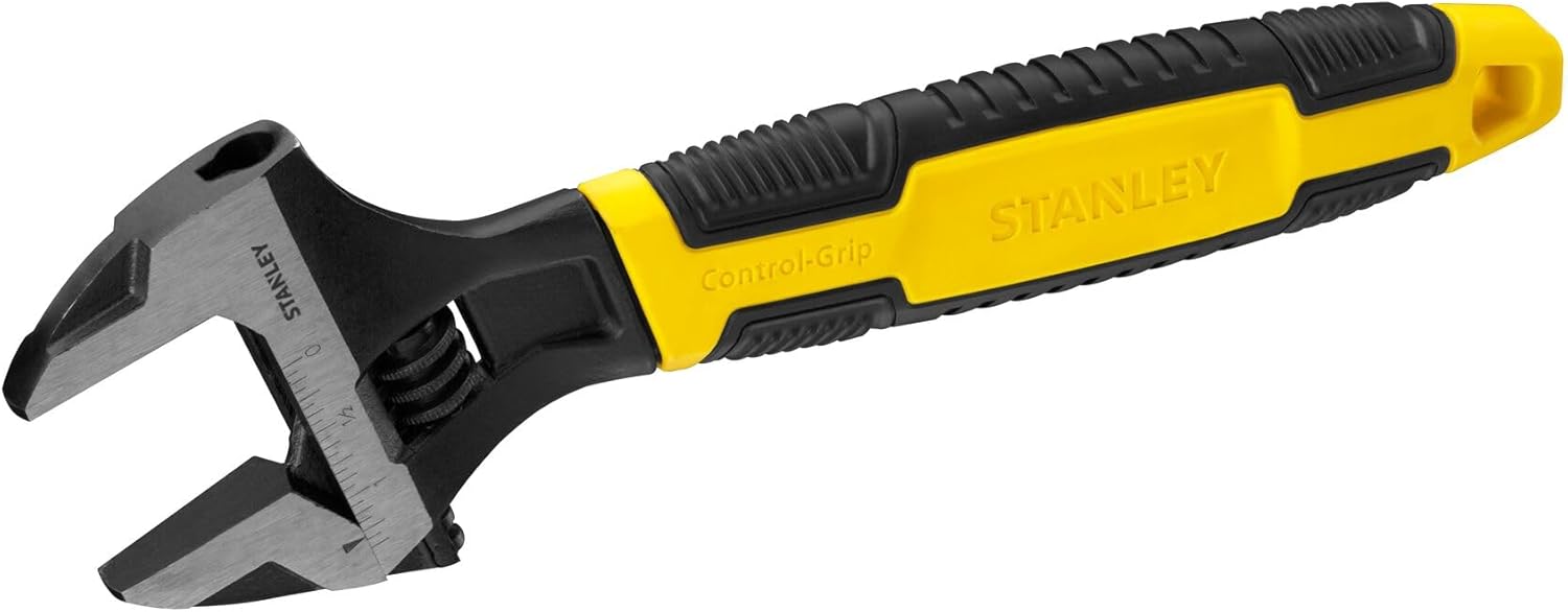 STANLEY 0-90-949 | Clé à mollette maxSteel Forgée en Acier Chrome Vanadium – 250 mm