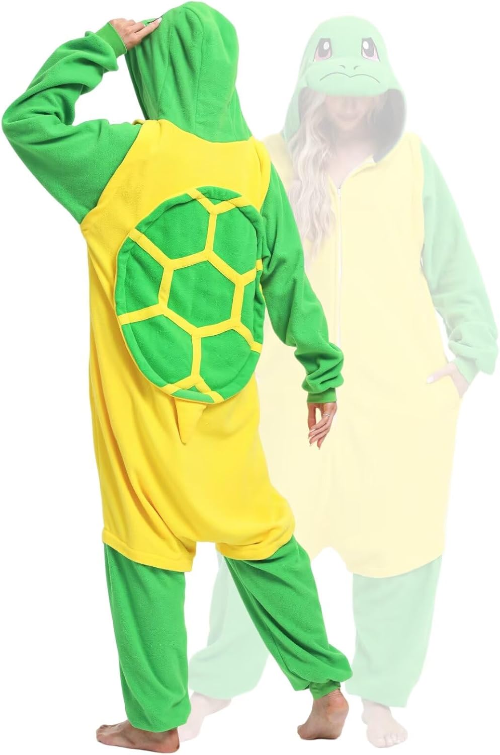 Detalle 2 de LBJR Tier-Onesie als Karneval-/Halloween-Kostüm oder Schlafanzug (Erwachsene)