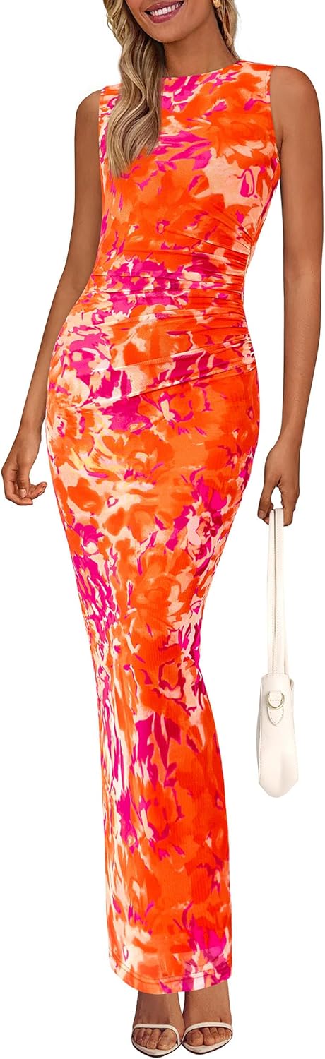 Thumbnail 5 de PRETTYGARDEN 2026 Mesh Sleeveless Floral Maxi Dress