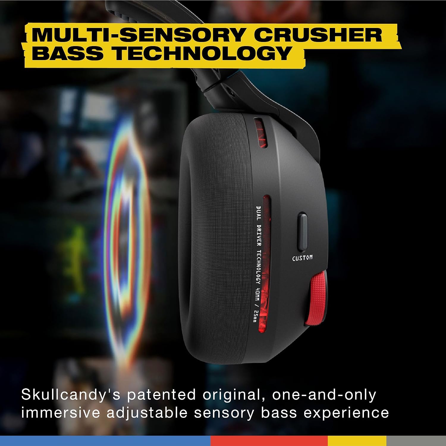 Detalle 2 de Skullcandy Crusher PLYR 720 Wireless Gaming Headset