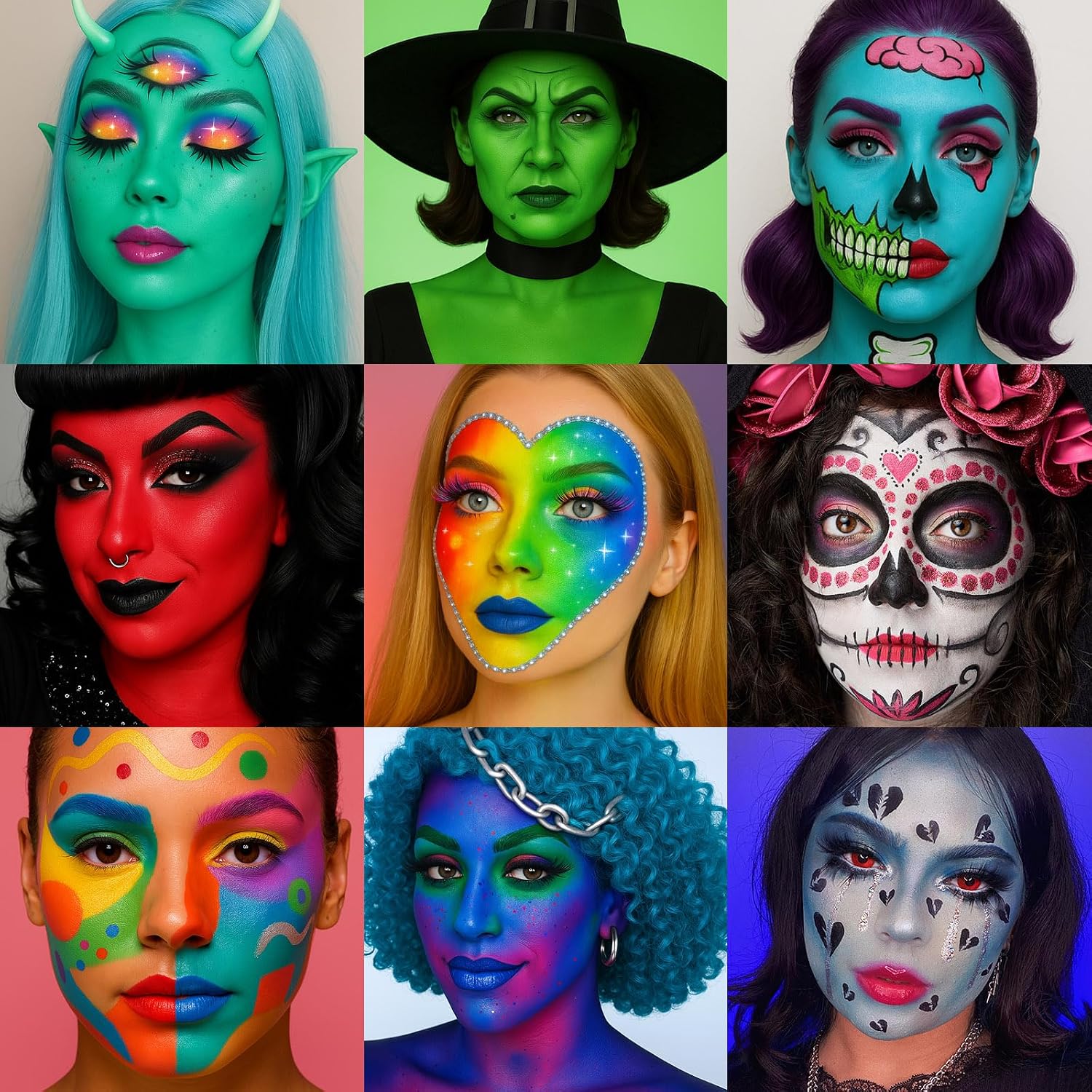 Detalle 2 de UCANBE Athena Oil Face & Body Palette 20 Colors ๐จ