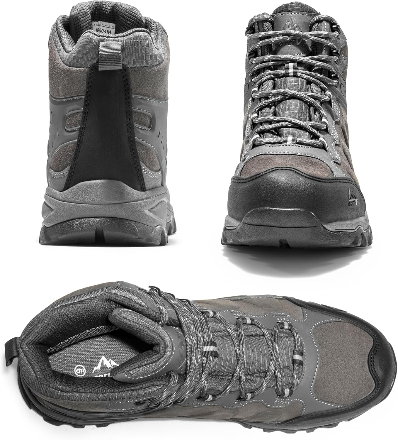 Thumbnail 3 de NORTIV 8 Men's Waterproof Hiking Boots — Mid Trekking, Lightweight Mountaineering Shoes