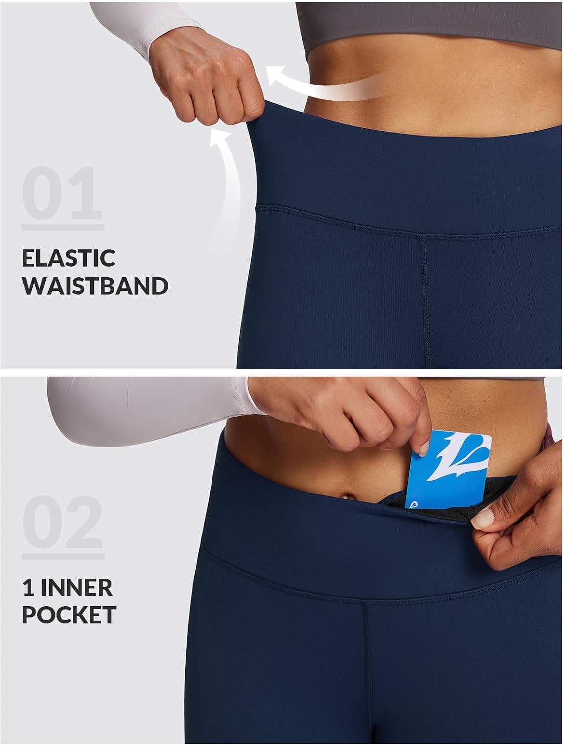 Detalle 2 de Baleaf Women's Fleece-Lined Leggings