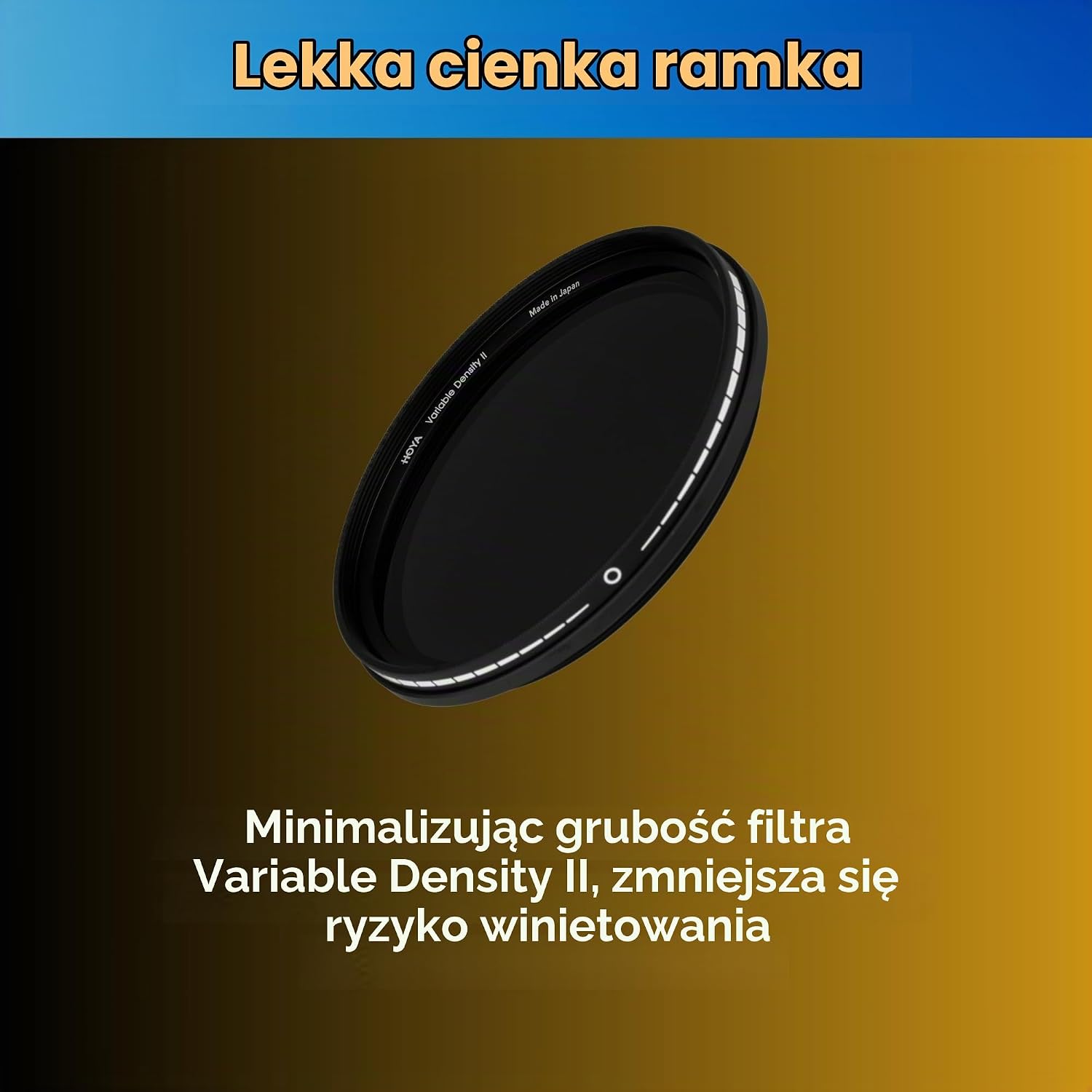 Detalle de Hoya Variable Density II 67 mm – regulowany filtr ND do filmowania