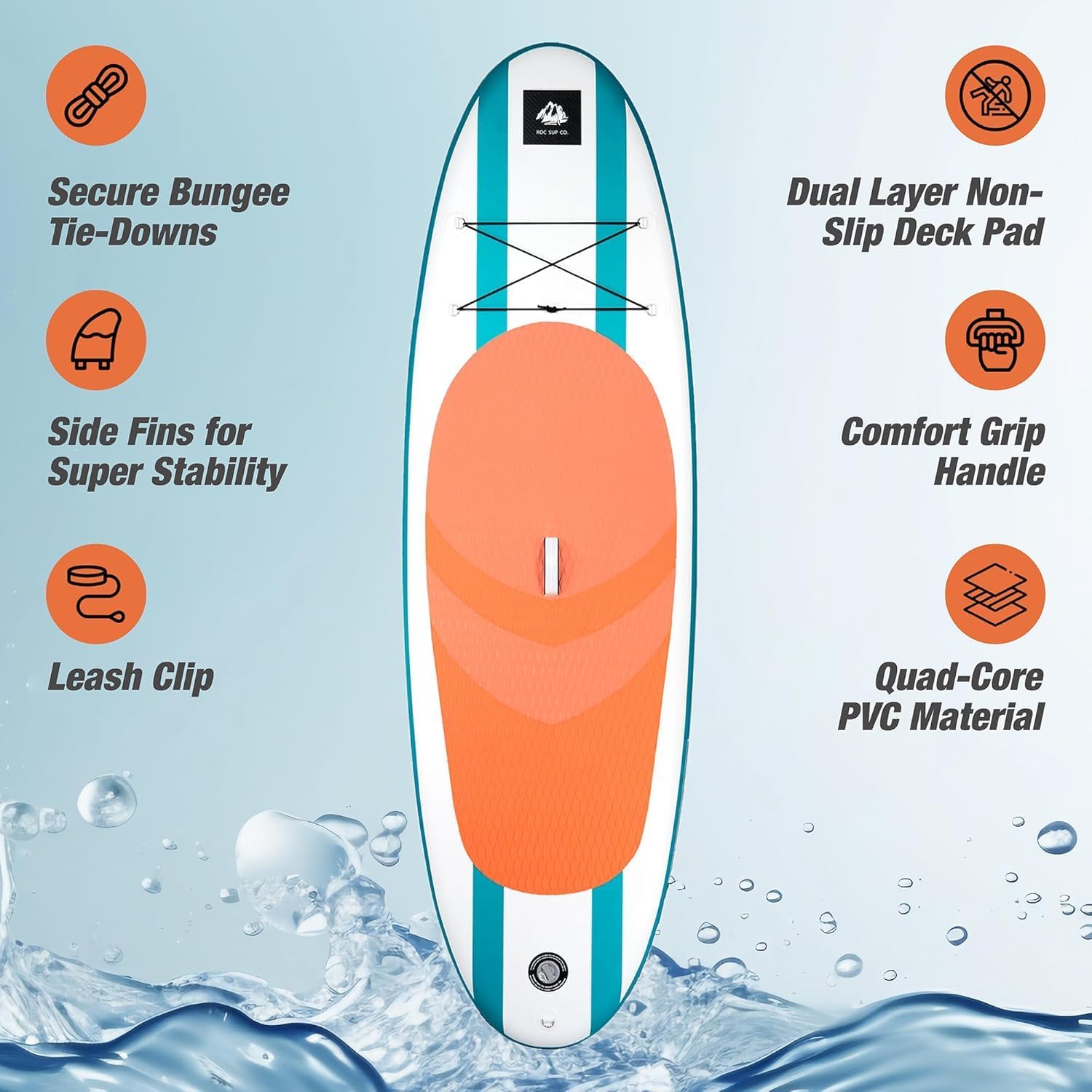 Thumbnail 2 de Roc Inflatable SUP 33" Wide Deck