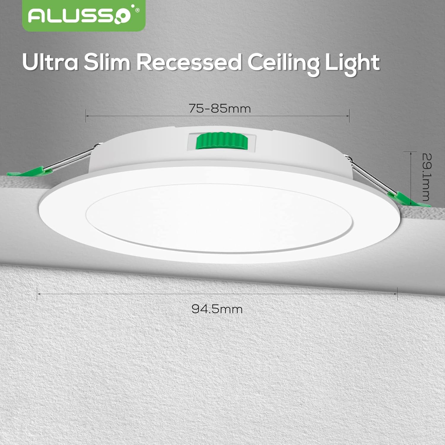 Thumbnail 4 de ALUSSO Ultra Slim 5W LED Downlights 6 Pack