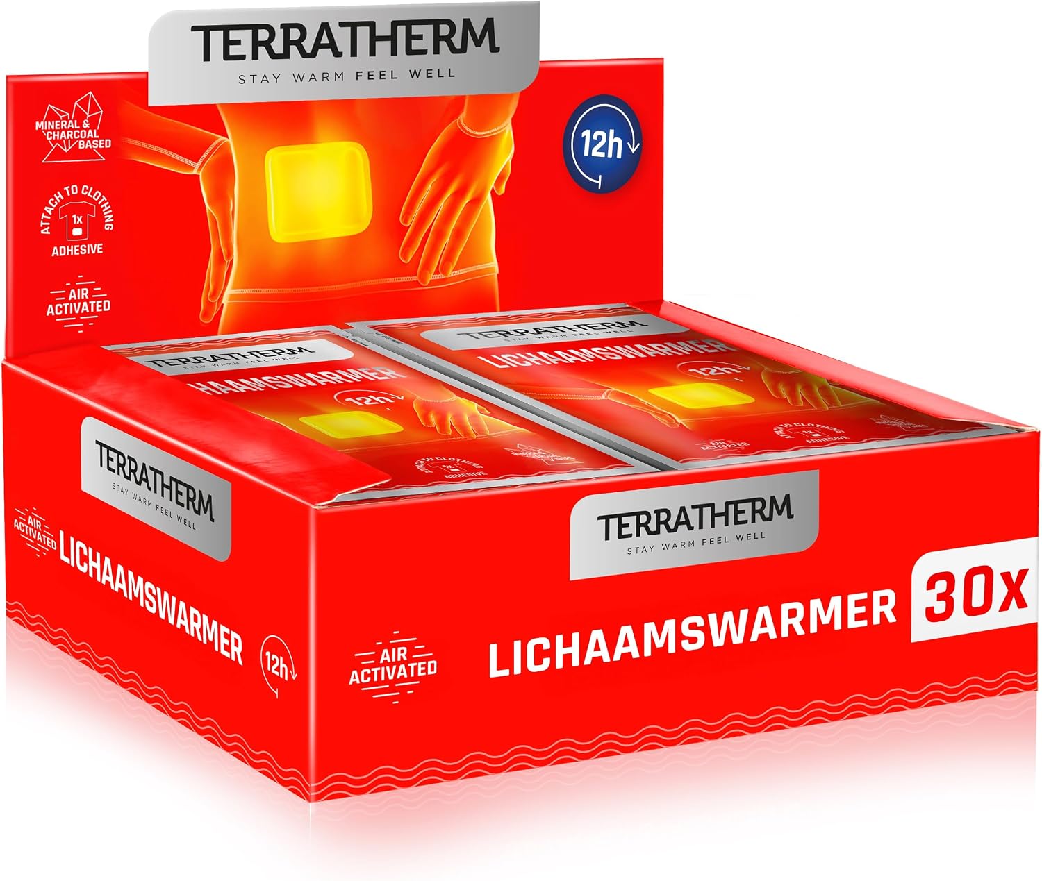 Detalle de TerraTherm Wärmepflaster Rücken, Nacken und Schulter, 30 warmtepleisters tot 12 uur