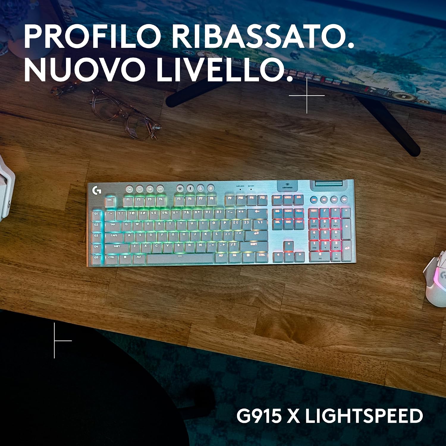 Detalle 2 de Logitech G G915 X LIGHTSPEED tastiera gaming 36h