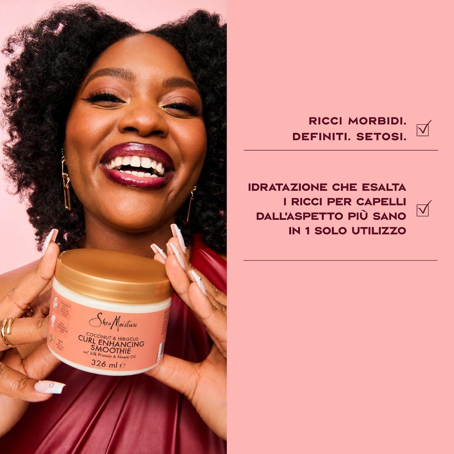 Thumbnail 6 de SheaMoisture Curl Enhancing Smoothie Leave-in per Ricci lucenti e definiti, 326 ml