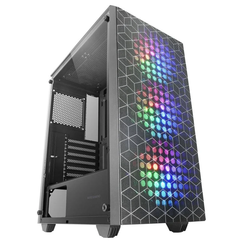Detalle de Mars Gaming MC-MAG Semitorre ATX con 3 ventiladores FRGB