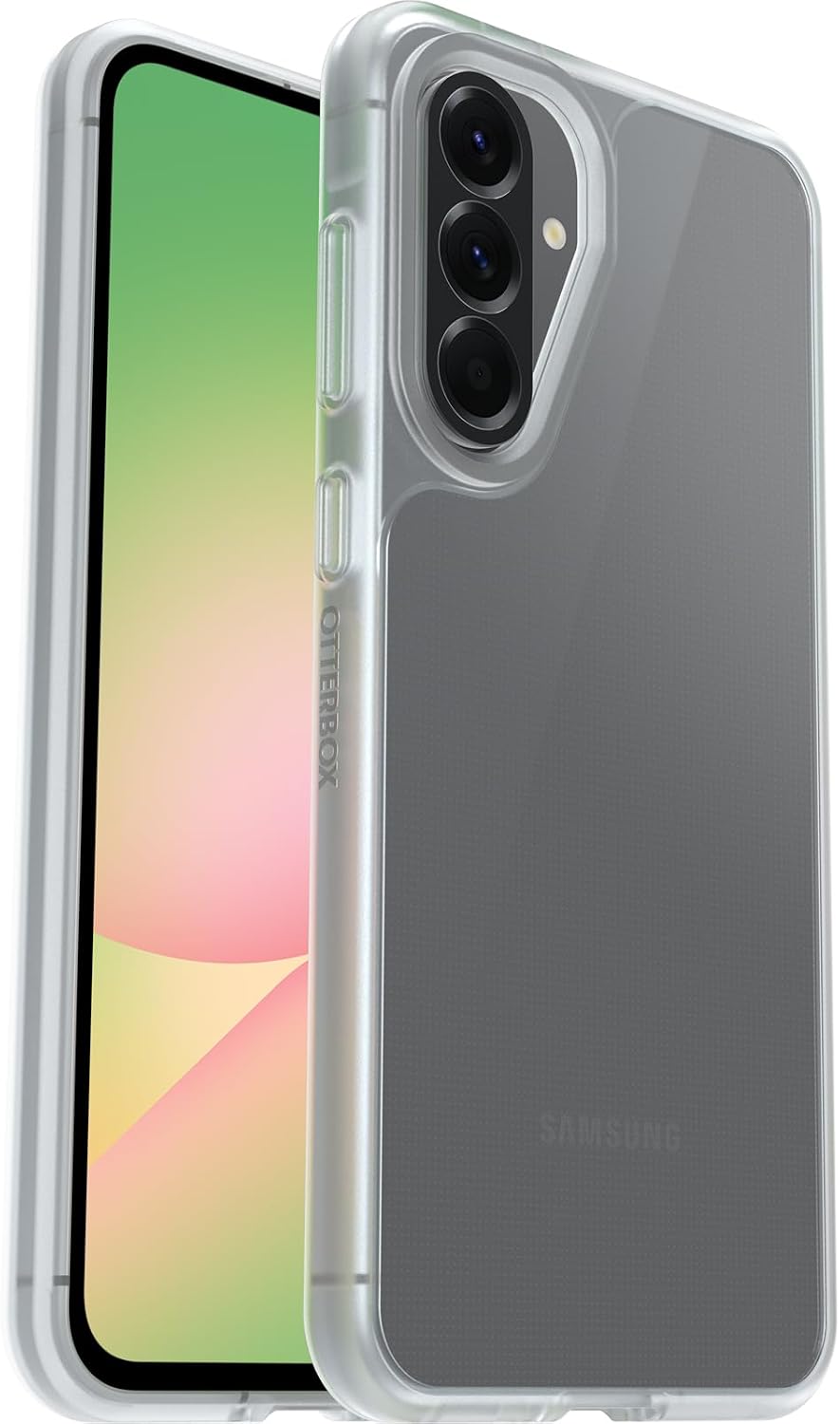 Detalle de OtterBox React Series coque pour Samsung Galaxy A56 5G – Ultra-mince, antichoc, transparent