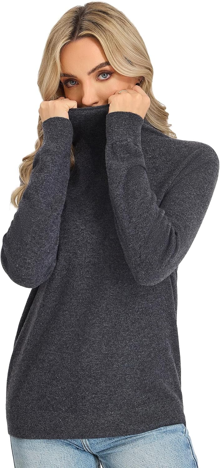 Thumbnail 2 de VETLURY Rollkragenpullover aus 100% Merinowolle – figurbetonter Feinstrick mit Stehkragen