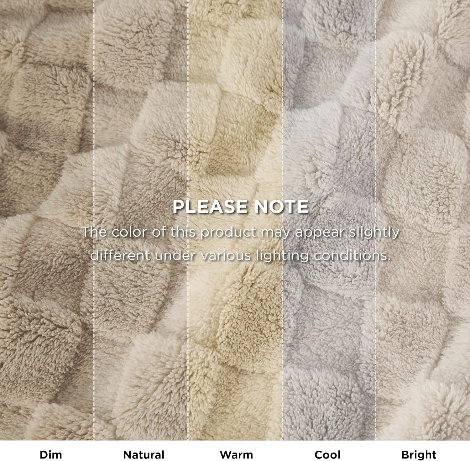 Thumbnail 6 de Bedsure Blanket-Checkboard-Jacquard King Blanket, Brown, 100% Polyester