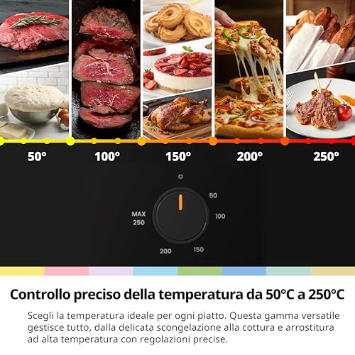 Detalle 1 de COMFEE' CBO70M90D2-SS forno da incasso ventilato 70 L, 13 funzioni, Air Fry