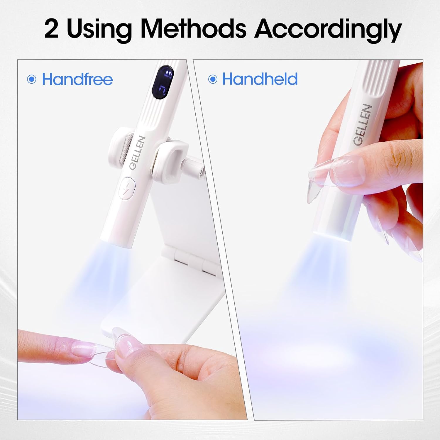 Thumbnail 2 de Gellen Mini UV Nail Lamp with 180° Stand