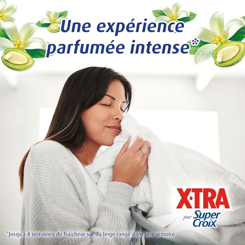 Detalle de XTRA par Super Croix - Lessive Liquide parfumée Fleur d'Oranger & Lait d'Amande, 42 lavages, efficacité dès 20°C