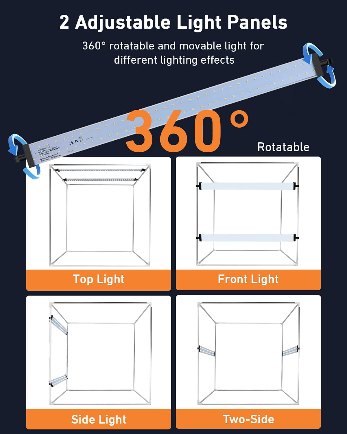 Thumbnail 3 de DUCLUS 60cm Light Box 50W LED