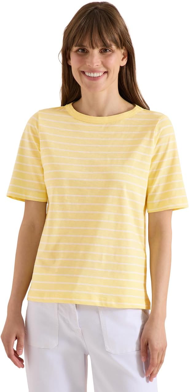 Detalle de Cecil 3229999 T-Shirt à Rayures Femme – Lot de 1