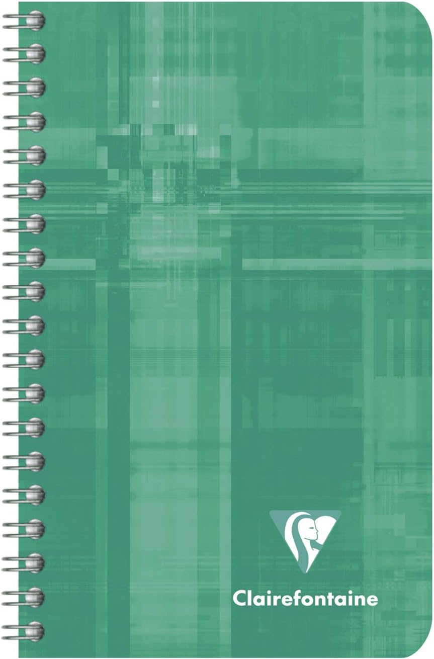 Thumbnail 5 de Clairefontaine 68592C - Lot de 10 carnets à spirale 9x14 cm, 100 pages, papier 90 g, couverture pelliculée, couleurs aléatoires