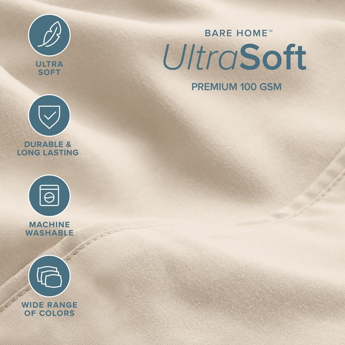 Thumbnail 2 de Bare Home Microfiber Sheet Set, Twin XL