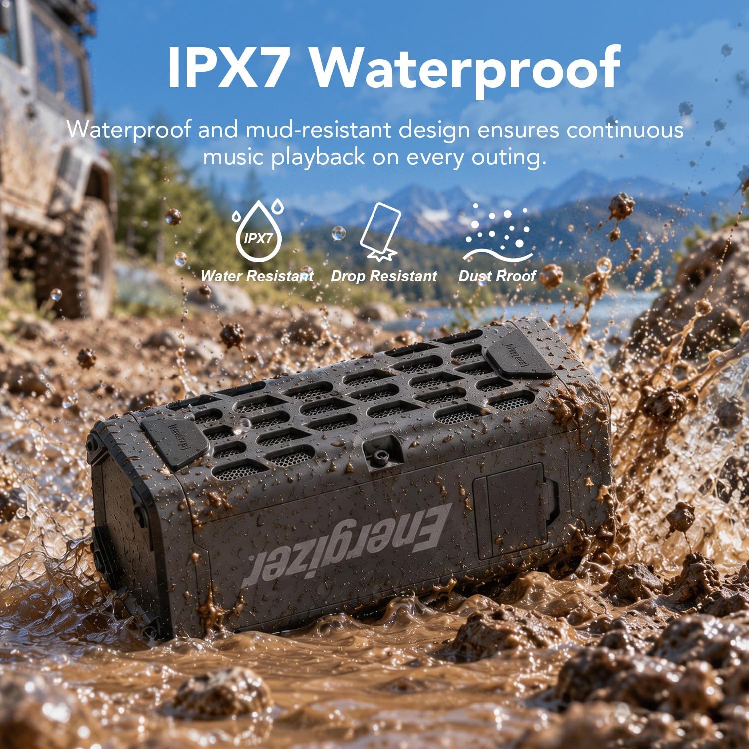 Thumbnail 2 de Energizer Bluetooth Speaker with IPX7 Waterproofing