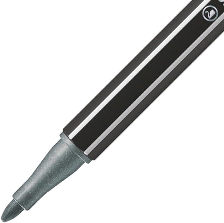 Detalle de STABILO Premium Metallic-Filzstift – Pen 68 metallic im 8er Metalletui