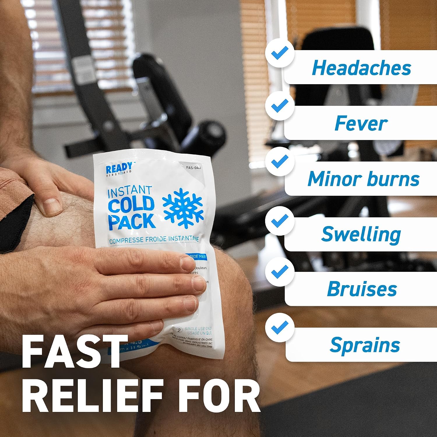Thumbnail 4 de Ready First Aid Instant Cold Pack, 36-Pack, 7.5" x 4.5