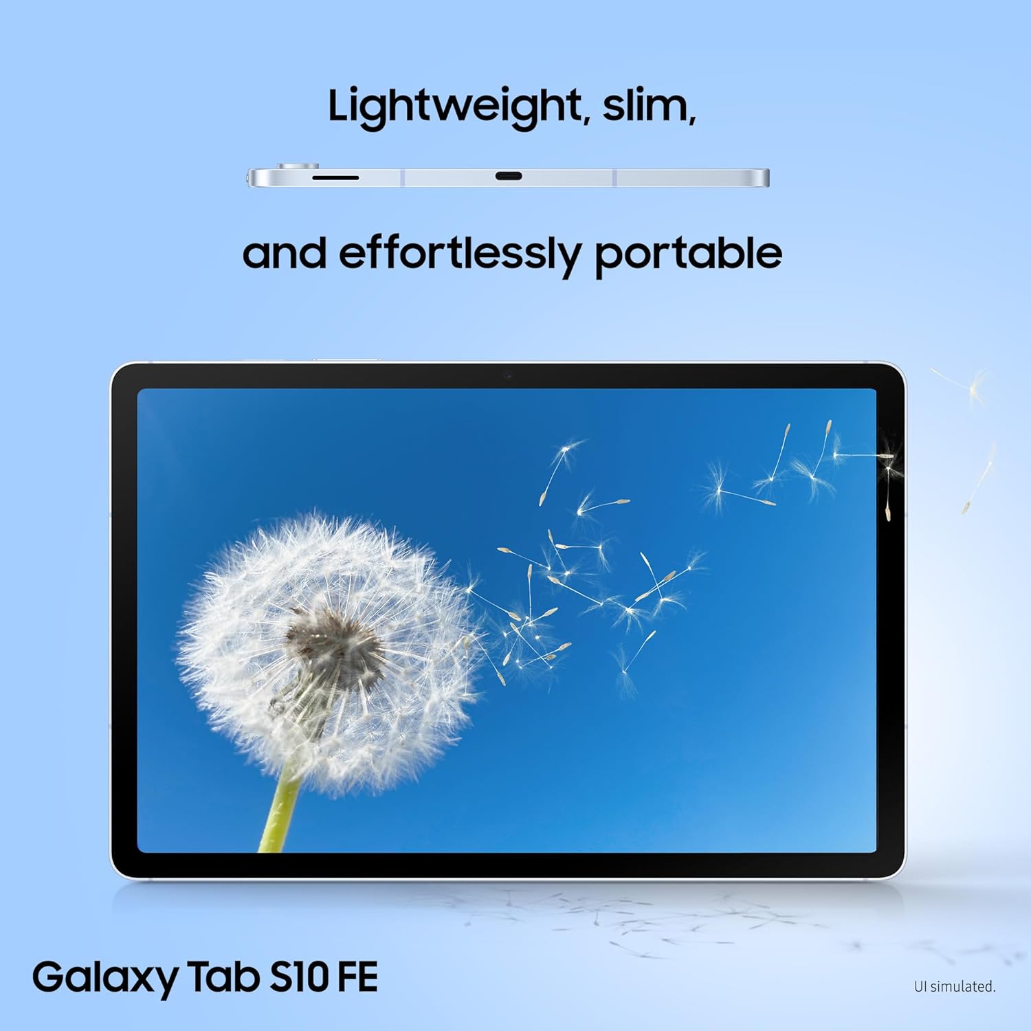 Thumbnail 4 de Samsung Galaxy Tab S10 FE (S Pen included) 10.9" Wi‑Fi Android Tablet, 256GB/8GB, Grey – UK version with 3-year extended warranty