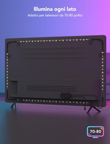 Thumbnail 7 de Govee TV LED Backlight 3,8m RGBIC per TV 55-65 Pollici