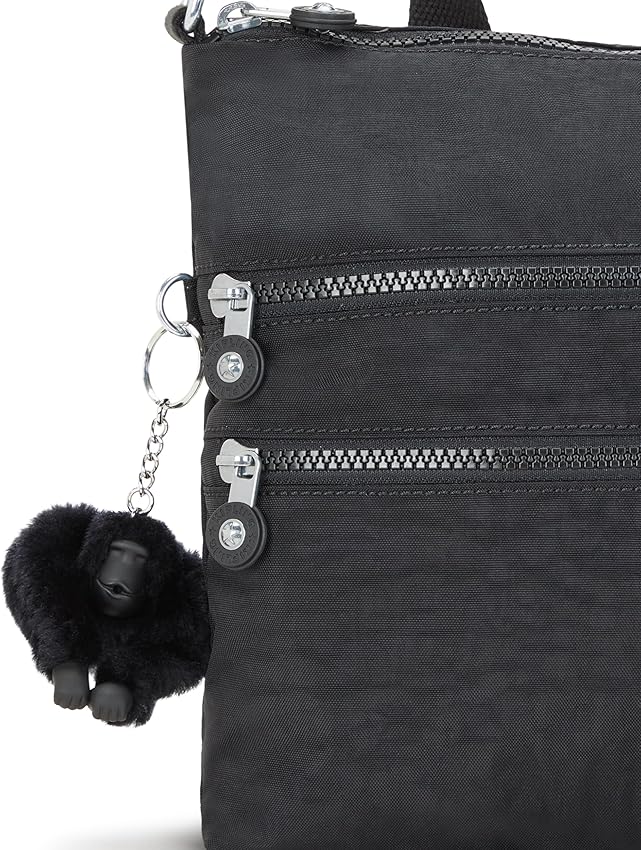 Thumbnail 5 de Kipling Alvar Bandolera Mediana en Black Noir