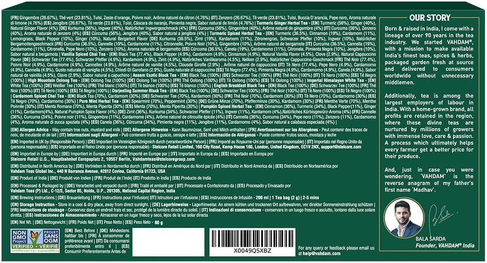 Thumbnail 7 de VAHDAM Caja de Regalo Té Variado