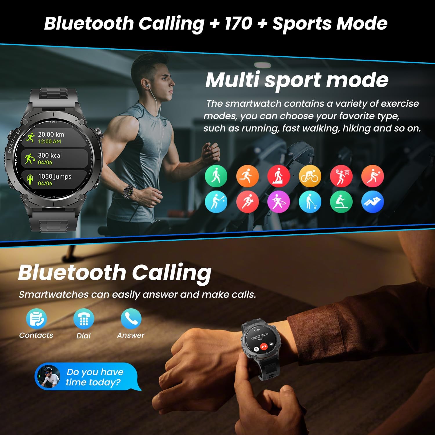 Thumbnail 5 de Smartwatch Reloj Inteligente Hombre 1.43" AMOLED 730mAh