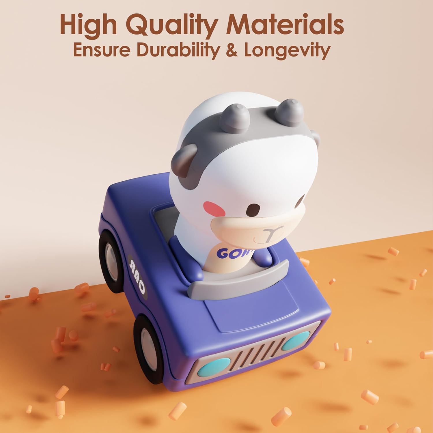 Detalle 2 de iPlay iLearn Press-to-Go Baby Racing Cars 1