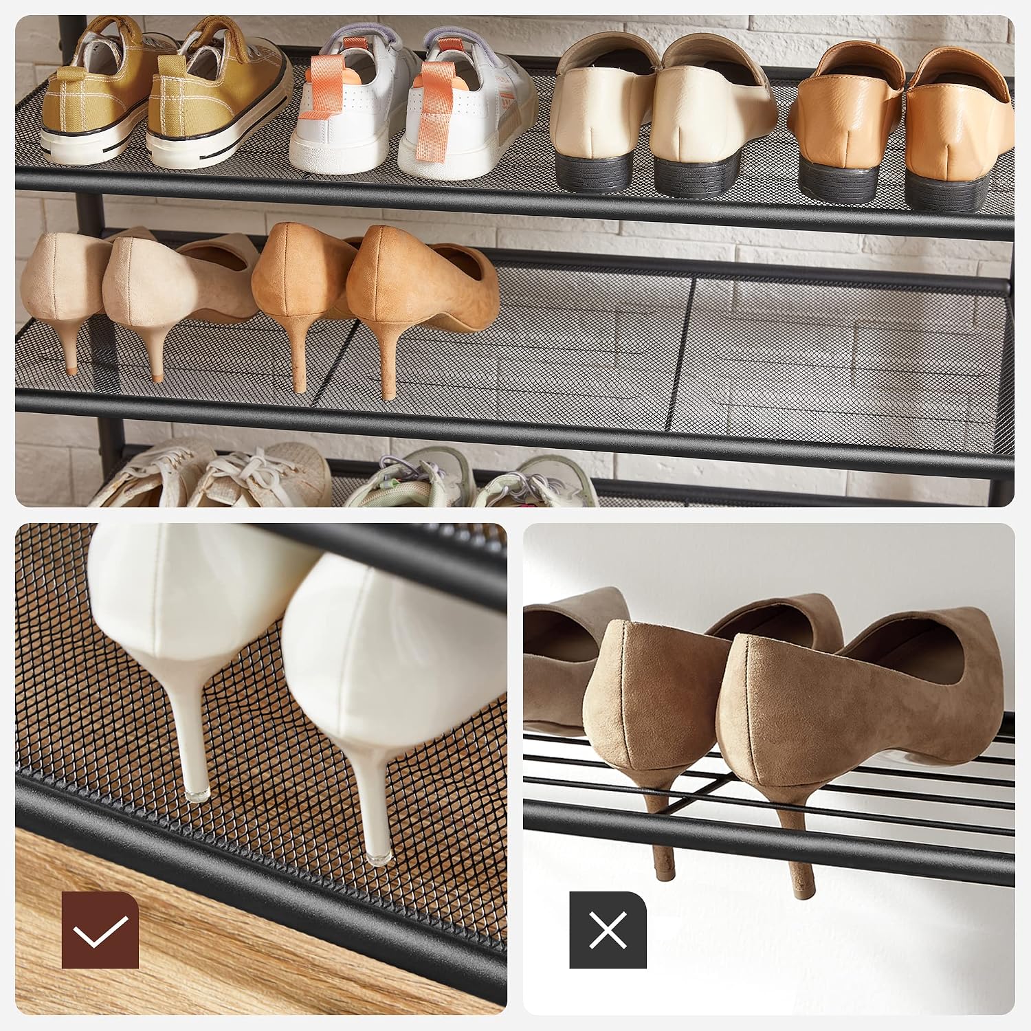 Thumbnail 6 de VASAGLE Hallway Clothes Rack HSR408B01