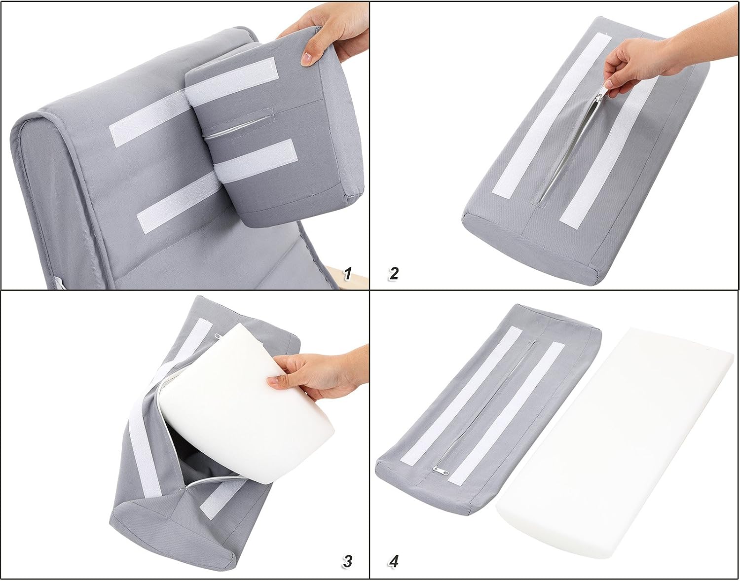 Detalle de SONGMICS Sedia a Dondolo in Legno di Betulla LYY41G: comfort, stile e praticità a 5 altezze